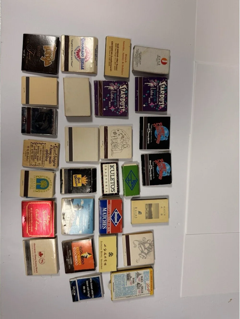 Lot of 28 Vintage Matches Matchbooks & Matchboxes